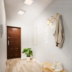 Briloner LED-Decken-& Wandlampe Fire Chrom Matt 16,5 W -Beleuchtungsgeschäft 002707361152 1675 082020 3