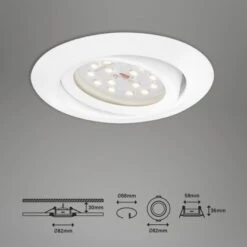Briloner LED-EinbaustrahlerWeiß 13 Briloner LED-EinbaustrahlerWeiß -Beleuchtungsgeschäft 002707363811 1675 102020 6