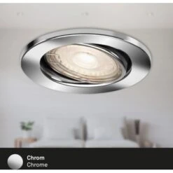 Briloner LED-Einbaustrahler 3er GU10 Chrom Ø 8,6 Cm Schwenkbar 14 Briloner LED-Einbaustrahler 3er GU10 Chrom Ø 8,6 Cm Schwenkbar -Beleuchtungsgeschäft 002707367413 1675 102020 6