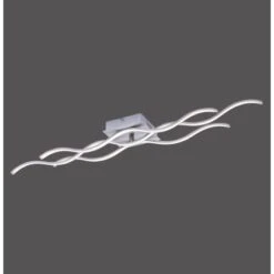 LED-Deckenleuchte Wave Stahl