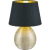 Trio Tischleuchte Luxor H: 35 Cm Schwarz-Gold -Beleuchtungsgeschäft 1760370 4831 r50631079 1