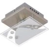 Briloner LED-Deckenleuchte 1-flammig Nickel Matt 8,5 Cm X 12 Cm X 15 Cm -Beleuchtungsgeschäft 2050540 1675 3329012