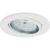 Briloner LED-Einbauleuchte 3er-Set Weiß Matt Schwenk- Und Dimmbar