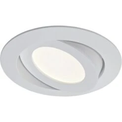 Briloner LED-Einbauleuchte Kunststoff Weiß Schwenkbar H: 3 Cm Ø: 10,6 Cm -Beleuchtungsgeschäft 220064 1675 7283016bel