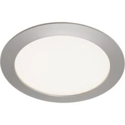 Briloner LED-Einbauleuchte Nickel Matt 4-Stufendimmer H: 2,9 Cm Ø: 17 Cm -Beleuchtungsgeschäft 220068 1675 7291012bel