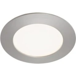Briloner LED-Einbauleuchte Nickel Matt H: 2,9 Cm Ø: 12 Cm -Beleuchtungsgeschäft 220069 1675 7284012bel