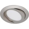 Briloner LED-Einbauleuchte Nickel Matt Schwenkbar H: 3,4 Cm Ø: 14 Cm -Beleuchtungsgeschäft 220072 1675 7285012