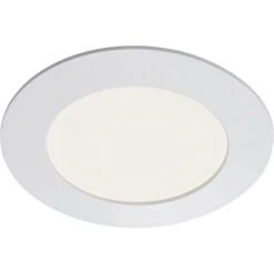 Briloner LED-Einbauleuchte Kunststoff Weiß H: 2,9 Cm Ø: 12 Cm -Beleuchtungsgeschäft 220075 1675 7284016bel