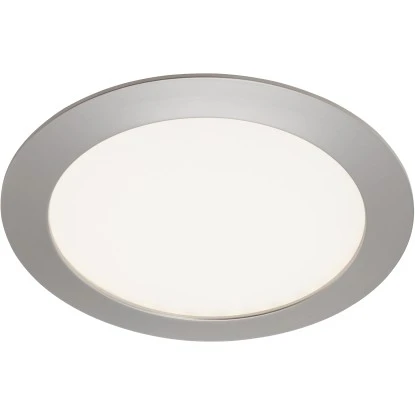 Briloner LED-Einbauleuchte Nickel Matt H: 2,9 Cm Ø: 17 Cm 4 Briloner LED-Einbauleuchte Nickel Matt H: 2,9 Cm Ø: 17 Cm – Bild 2