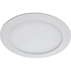 Briloner LED-Einbauleuchte Kunststoff Weiß H: 2,9 Cm Ø: 17 Cm