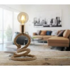 Näve Tischleuchte Ontario Goldfarben 27 Cm