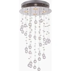 Globo LED-Deckenleuchte ST. TROPEZ Chrom