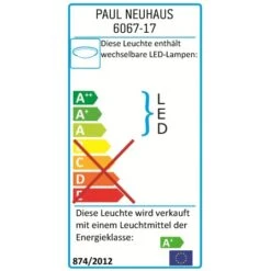 Paul Neuhaus LED-Deckenleuchte Chiron 5-flammig Mit Glaskugeln -Beleuchtungsgeschäft 2524957 PCM 201402 EUP 10
