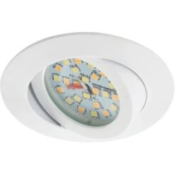 Briloner LED-Einbauleuchte Weiß Schwenkbar