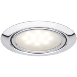 Paulmann LED-Möbeleinbauleuchten-Set Micro Line Chrom EEK: A