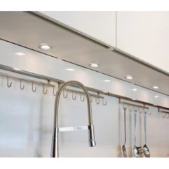 Paulmann LED-Möbeleinbauleuchten-Set Micro Line Eisen Gebürstet