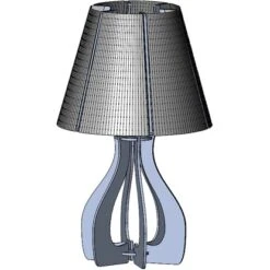 Eglo Tischleuchte Cossano Dunkelbraun Ø 19 Cm