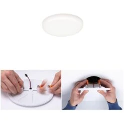 Paulmann LED-Einbaupanel Veluna VariFit Rund Ø 75 Mm 4,5 W 4.000 K Satin -Beleuchtungsgeschäft 4000870923900 2425 1 1