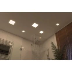 Paulmann LED-Einbaupanel Veluna VariFit Eckig 75x75 Mm 4,5 W 4.000 K Satin