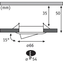 Paulmann LED-Einbauleuchte Nova Mini Schwenkbar 3x4W 2.700K Eisen Gebürstet 230V -Beleuchtungsgeschäft 4000870942956 2425 5