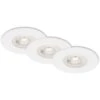 Brilo LED-Einbauleuchte Kulana 3er-Set Dimmbar Weiß -Beleuchtungsgeschäft 4002707378112 1675 2