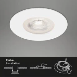 Brilo LED-Einbauleuchte Kulana 3er-Set Dimmbar Weiß 15 Brilo LED-Einbauleuchte Kulana 3er-Set Dimmbar Weiß -Beleuchtungsgeschäft 4002707378112 1675 7