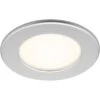 Brilo LED-Einbauleuchte Thin 1er-Set Chrom-Matt -Beleuchtungsgeschäft 4002707384434 1675 0
