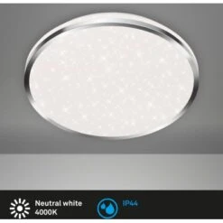 Briloner LED-Deckenleuchte Acorus Ø 33 Cm Chrom -Beleuchtungsgeschäft 4002707388807 1675 1