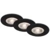 Brilo LED-Einbauleuchte Kulana 3er-Set Matt-Schwarz -Beleuchtungsgeschäft 4002707392569 1675 2