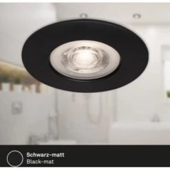 Brilo LED-Einbauleuchte Kulana 3er-Set Dimmbar Matt-Schwarz -Beleuchtungsgeschäft 4002707392576 1675 5