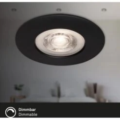 Brilo LED-Einbauleuchte Kulana 3er-Set Dimmbar Matt-Schwarz -Beleuchtungsgeschäft 4002707392576 1675 6