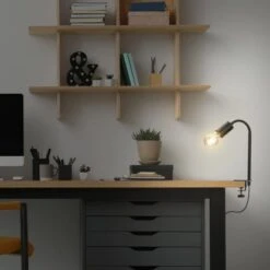 Briloner Klemmleuchte Krampo Schwarz -Beleuchtungsgeschäft 4002707403487 1675 3