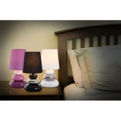 Näve Tischleuchte Stoney Keramik Weiß 31 Cm -Beleuchtungsgeschäft 4003222775011 3065 AB 06