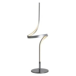 Näve LED-Tischleuchte Loop Line Silber 36 Cm