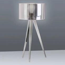 Näve Tischleuchte 3-Bein Tripod Chrom 61,5 Cm -Beleuchtungsgeschäft 4003222863831 3065 CU 02