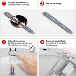 Näve LED-Deckenleuchte Bonus 33 Cm -Beleuchtungsgeschäft 4003222880647 3065 CU 08