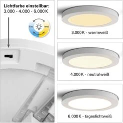 Näve LED-Deckenleuchte Bonus 33 Cm -Beleuchtungsgeschäft 4003222880647 3065 CU 15