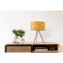 Näve Tischleuchte Finja Mit Bambus H: 55 Cm -Beleuchtungsgeschäft 4003222880760 3065 5