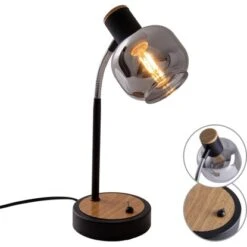 Näve Tischleuchte Fumoso 39 Cm -Beleuchtungsgeschäft 4003222881033 3065 05