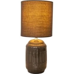 Näve Tischleuchte Erida Keramik Grau -Beleuchtungsgeschäft 4003222883884 3065 CU 02