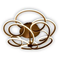 Näve LED-Deckenleuchte Rizado Schwarz Ø 57 Cm -Beleuchtungsgeschäft 4003222885406 3065 CU 03