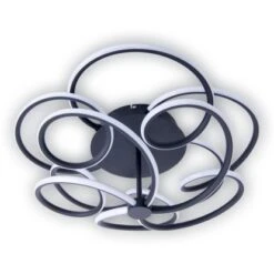 Näve LED-Deckenleuchte Rizado Schwarz Ø 57 Cm -Beleuchtungsgeschäft 4003222885406 3065 CU 04