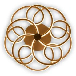 Näve LED-Deckenleuchte Rizado Schwarz Ø 57 Cm -Beleuchtungsgeschäft 4003222885406 3065 CU 05