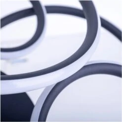 Näve LED-Deckenleuchte Rizado Schwarz Ø 57 Cm -Beleuchtungsgeschäft 4003222885406 3065 CU 07