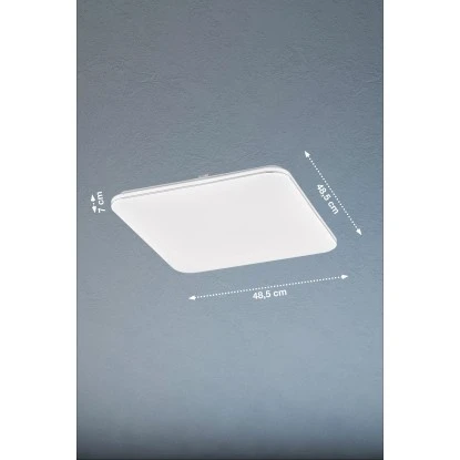 Fischer & Honsel LED-Deckenleuchte Porto Weiß 48,5 X 48,5 Cm 5 Fischer & Honsel LED-Deckenleuchte Porto Weiß 48,5 X 48,5 Cm – Bild 3