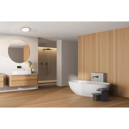 Fischer & Honsel LED-Deckenleuchte Gotland Nickelfarben/Weiß Ø 17 Cm 4 Fischer & Honsel LED-Deckenleuchte Gotland Nickelfarben/Weiß Ø 17 Cm – Bild 2