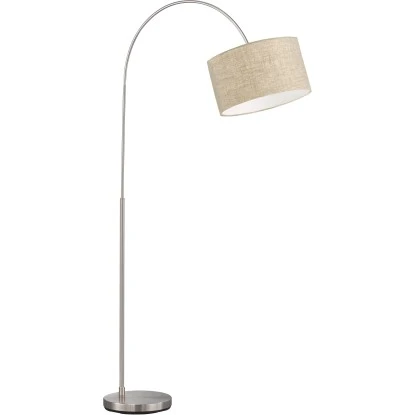 Fischer & Honsel Stehleuchte Arc 3-flammig Nickelfarben/Sand 3 Fischer & Honsel Stehleuchte Arc 3-flammig Nickelfarben/Sand