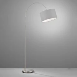 Fischer & Honsel Stehleuchte Arc 3-flammig Nickelfarben/Grau -Beleuchtungsgeschäft 4003694403832 1546 A 10