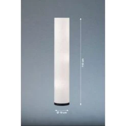 Fischer & Honsel Stehleuchte Thor 3-flammig Schwarz/Weiß Leinen -Beleuchtungsgeschäft 4003694403900 1546 VM 09