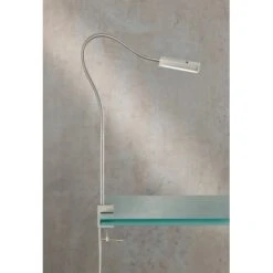 Fischer & Honsel LED-Klemmleuchte Raik Nickelfarben 40-82 Cm -Beleuchtungsgeschäft 4003694503747 1546 A 10